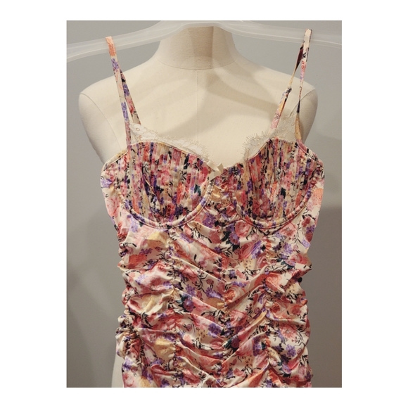 NWOT For Love and Lemons 🍋 Gardenia Floral Dress Small - Picture 5 of 8